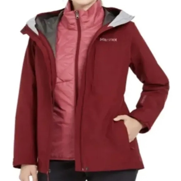 Marmot Womens Minimalist Component 3 in 1 Jacket Purple Size Large - Picture 2 of 2